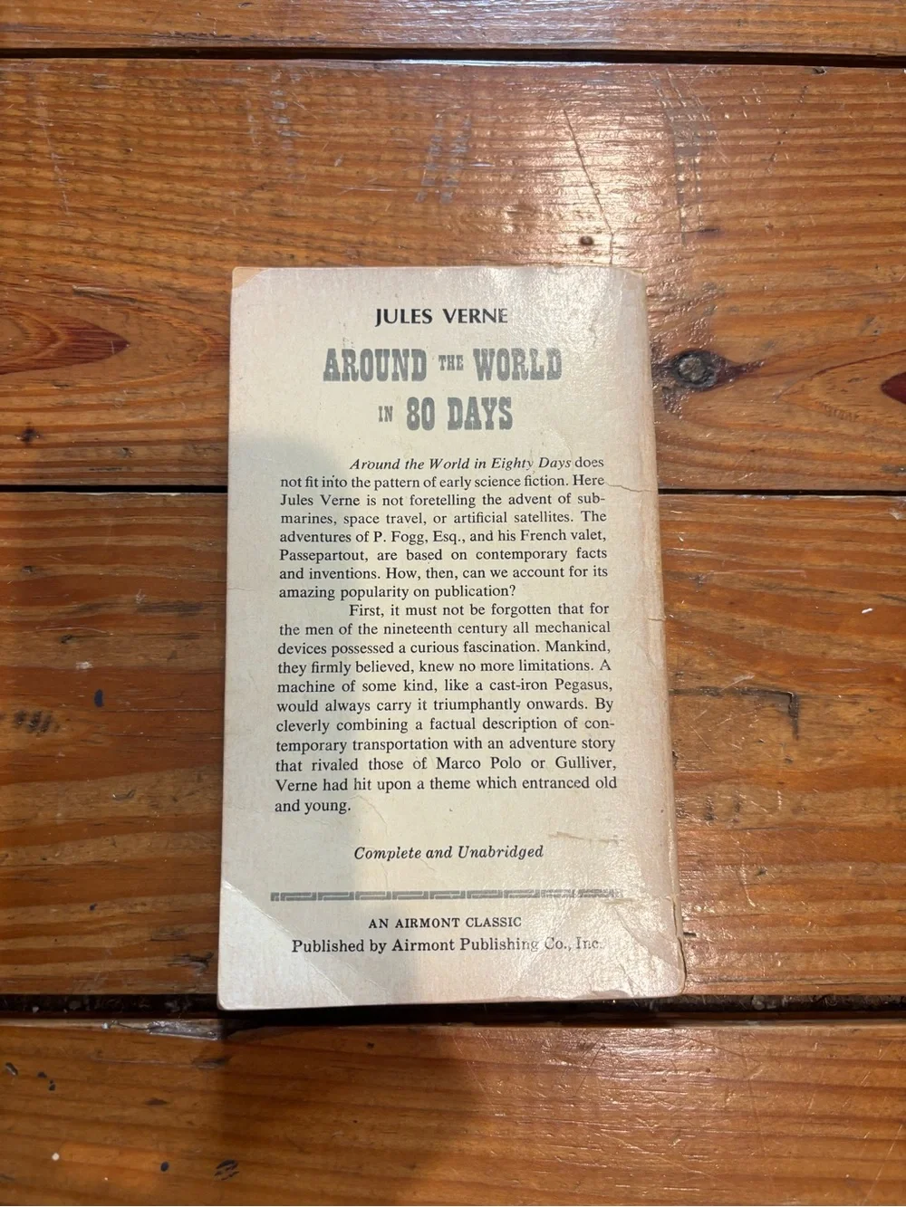(664) AROUND THE WORLD IN 80 DAYS BOOK